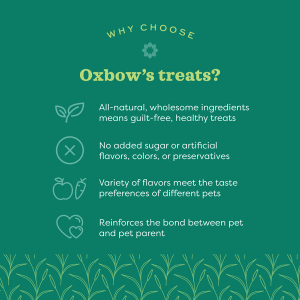Oxbow Simple Rewards Baked Treats - Carrot & Dill