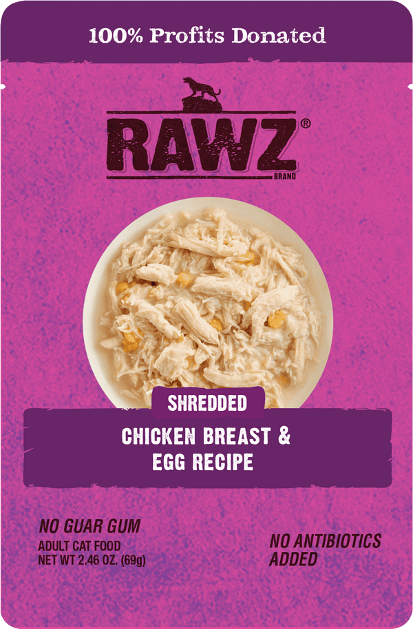 RAWZ® Shredded Chicken Breast & Egg Recipe Wet Cat Food