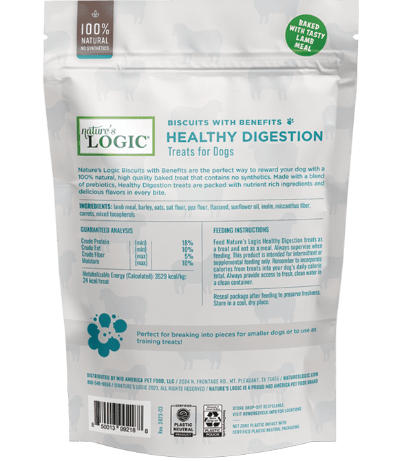 Nature's Logic Healthy Digestion Treats for Dogs