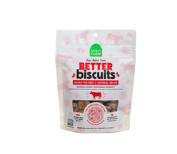 Open Farm Grass-Fed Beef & Oatmeal Better Biscuits For Dogs
