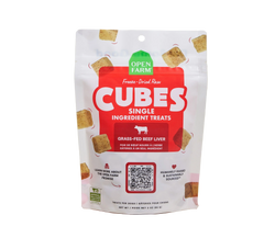 Open Farm Beef Liver Freeze-Dried Treat Cubes For Dogs