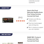 Dave's Pet Food Naturally Healthy Grain Free Turkey Canned Cat Food