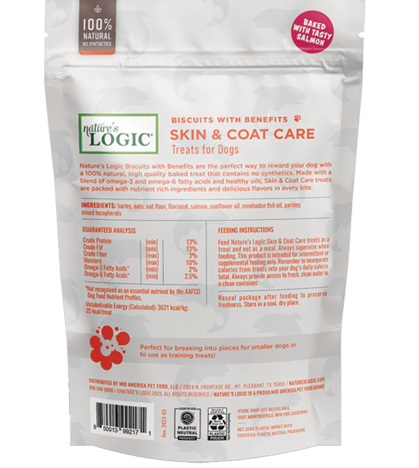 Nature's Logic Skin & Coat Care Treats for Dogs