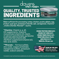 Dave's Pet Food Naturally Healthy Grain Free Turkey and Giblets Canned Cat Food