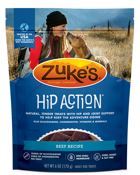 Zuke's Hip Action for Dogs - Beef Treats
