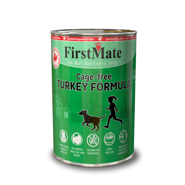 FirstMate Limited Ingredient Cage Free Turkey Formula Canned Food for Dogs