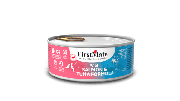 FirstMate Wild Salmon & Wild Tuna 50/50 Formula Canned Food for Cats