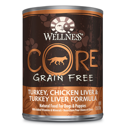 Wellness CORE Turkey, Chicken Liver & Turkey Liver Canned Dog Food