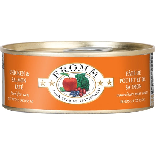 Fromm Four-Star Nutritionals Chicken & Salmon Pate Canned Cat Food