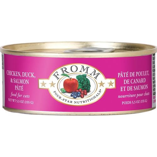 Fromm Four-Star Nutritionals Chicken, Duck & Salmon Pate Canned Cat Food