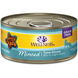 Wellness Grain-Free Minced Tuna Dinner Canned Cat Food