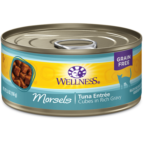 Wellness Grain-Free Morsels Tuna Entree Canned Cat Food