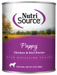 Nutrisource Puppy Chicken and Rice Canned Dog Food