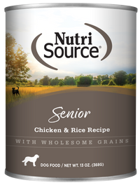 Nutrisource Senior Chicken and Rice Canned Dog Food