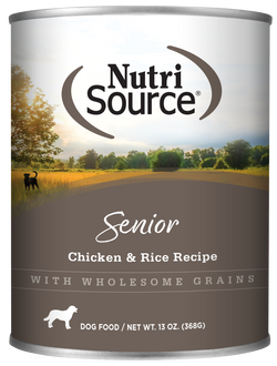 Nutrisource Senior Chicken and Rice Canned Dog Food