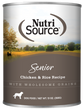 Nutrisource Senior Chicken and Rice Canned Dog Food