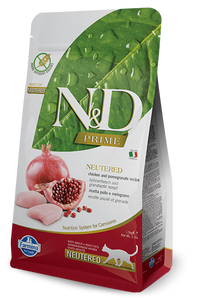 Farmina Natural & Delicious Prime Chicken & Pomegranate Neutered Adult Cat Food
