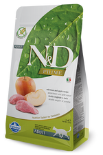 Farmina Natural & Delicious Prime Boar & Apple Adult Dry Cat Food