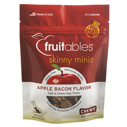 Fruitables Skinny Minis Apple Bacon Flavor Dog Treats