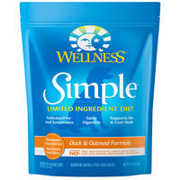 Wellness Simple Limited Ingredient Diet Duck and Oatmeal Dry Dog Formula