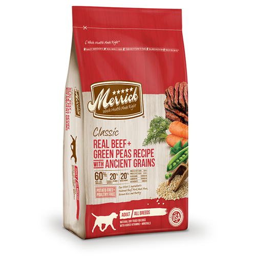 Merrick Classic Beef and Green Peas with Ancient Grains Adult Dog Dry Formula