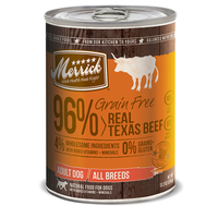 Merrick Grain Free 96% Real Texas Beef Canned Dog Food