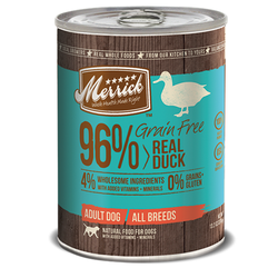 Merrick Grain Free 96% Real Duck Canned Dog Food