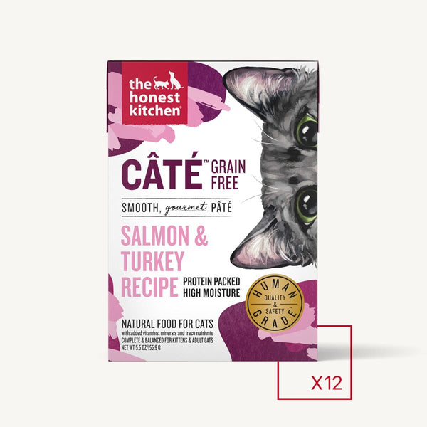 The Honest Kitchen Cate Salmon & Turkey Pate Natural Food for Cats