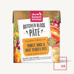 The Honest Kitchen Butcher Block Turkey, Duck & Root Veggies Pate for Dogs
