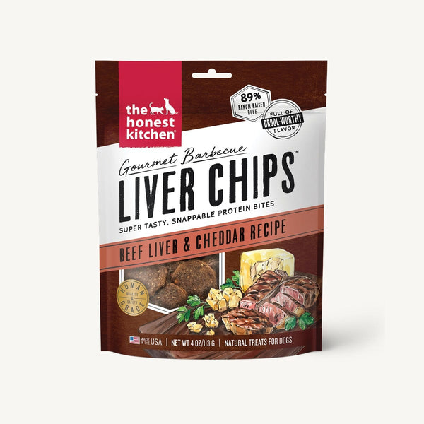 The Honest Kitchen Gourmet Barbecue Liver Chips - Beef Liver & Cheddar Recipe