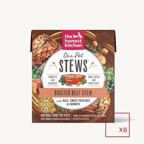 The Honest Kitchen One Pot Stew Roasted Beef Stew with Kale, Sweet Potatoes & Carrots for Dogs