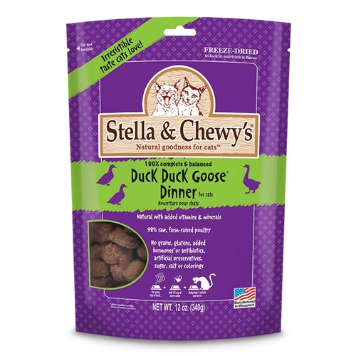 Stella & Chewy's Freeze-Dried Duck Duck Goose Cat Dinner