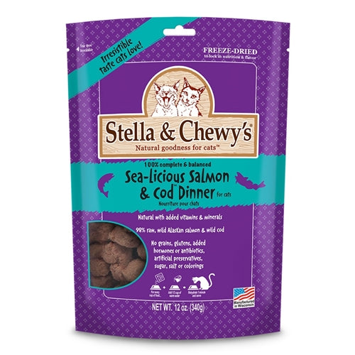 Stella & Chewy's Freeze-Dried Sea-Licious Salmon and Cod Cat Dinner