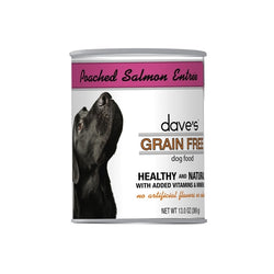 Dave's Pet Food Grain Free Poached Salmon Entree Canned Dog Food