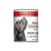 Dave's Pet Food Grain Free Turkey and Bacon Canned Dog Food