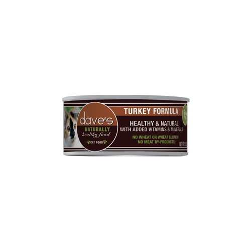 Dave's Pet Food Naturally Healthy Grain Free Turkey Canned Cat Food