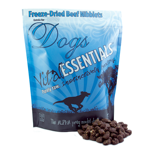 Vital Essentials Freeze-Dried Nibblets Beef Entrees for Dogs