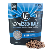 Vital Essentials Freeze-Dried Mini Beef Niblets for Dogs