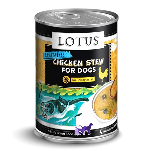 Lotus Grain Free Chicken Stew Canned Dog Food