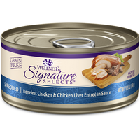 Wellness Signature Select White Meat Chicken and Chicken Liver Entree in Sauce Canned Cat Food