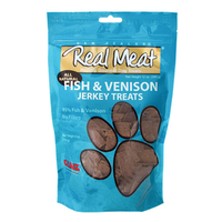 Real Meat Fish and Venison Jerky Treats for Dogs