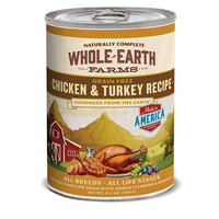 Whole Earth Farms Grain Free Chicken and Turkey Formula Canned Dog Food