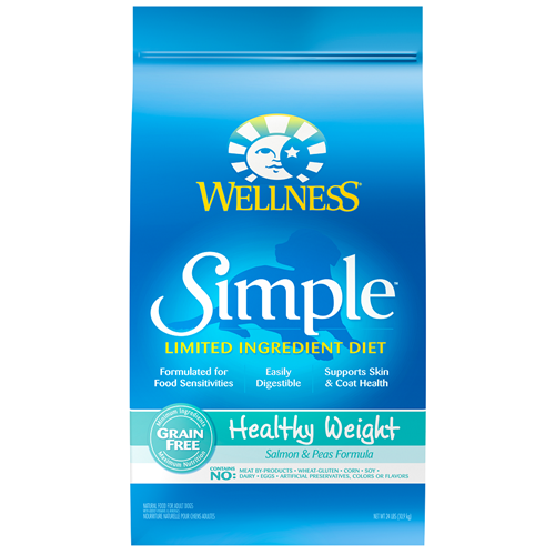 Wellness Simple Limited Ingredient Diet Healthy Weight Salmon and Pea Dry Dog Formula