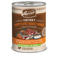 Merrick Chunky Pappy's Pot Roast Canned Dog Food