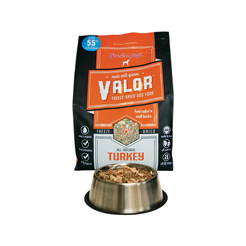 Valor on sale dog food