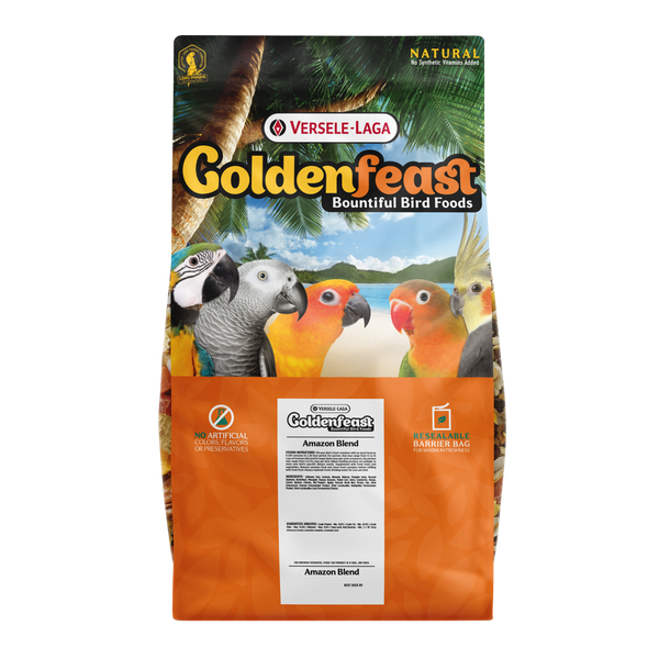 Goldenfeast Amazon Blend Bird Food for Parrots, Macaws & Other Large Birds