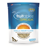 Fruitables Greek Yogurt Crunchers Vanilla Dog Treats