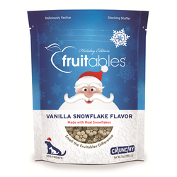 Fruitables Greek Yogurt Crunchers Snowflake Dog Treats