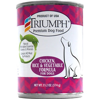 Triumph Chicken, Rice and Vegetable Flavor Canned Dog Food