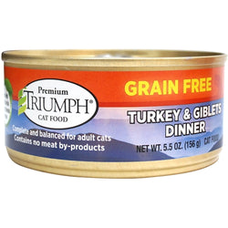 Triumph Grain Free Turkey and Giblets Canned Cat Food